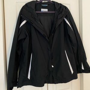 Columbia Women’s Jacket Black & white size 2x